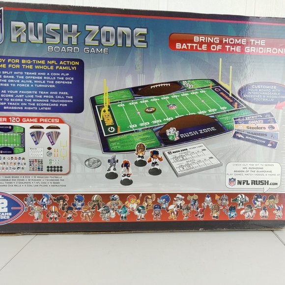 2015 NFL Rush Zone Board Game All 32 Football Teams New Open Box - Picture 3 of 10